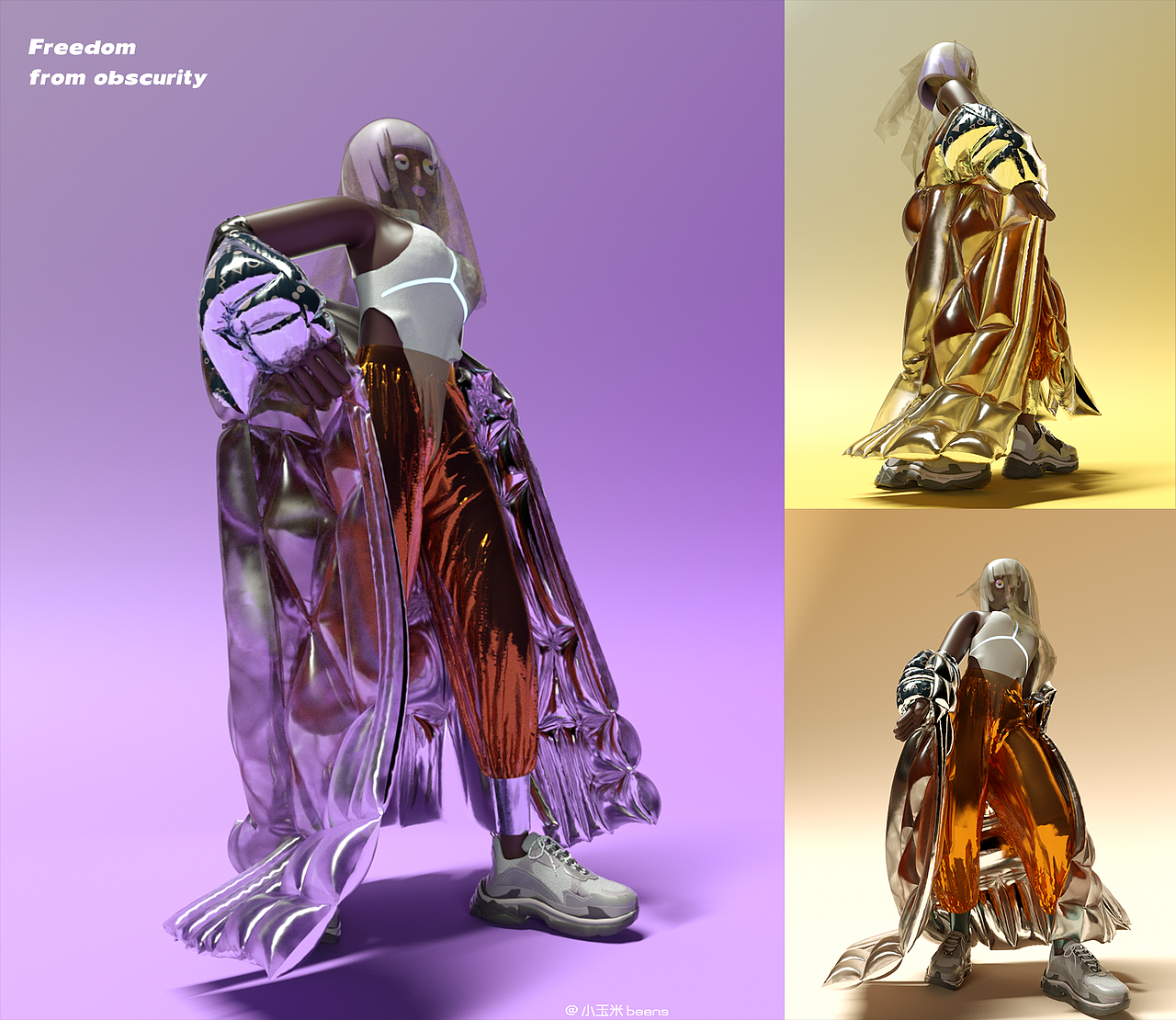 虚拟角色【摆脱蒙昧】MD+C4D（图ZMzA1NDIwNTI0） - 其他三维 - 站酷设计师炼金术师小玉米原创素材 - 站酷ZCOOL