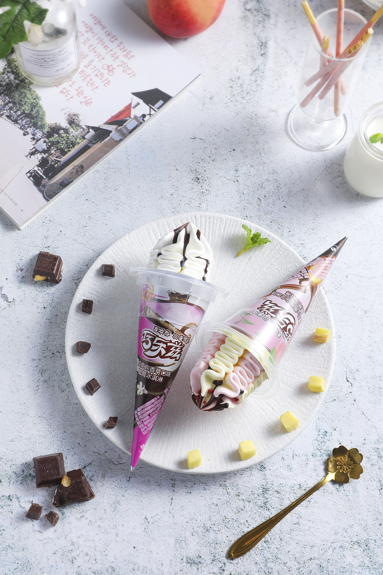 2021伊利新品巧乐兹冰激凌雪糕拍摄