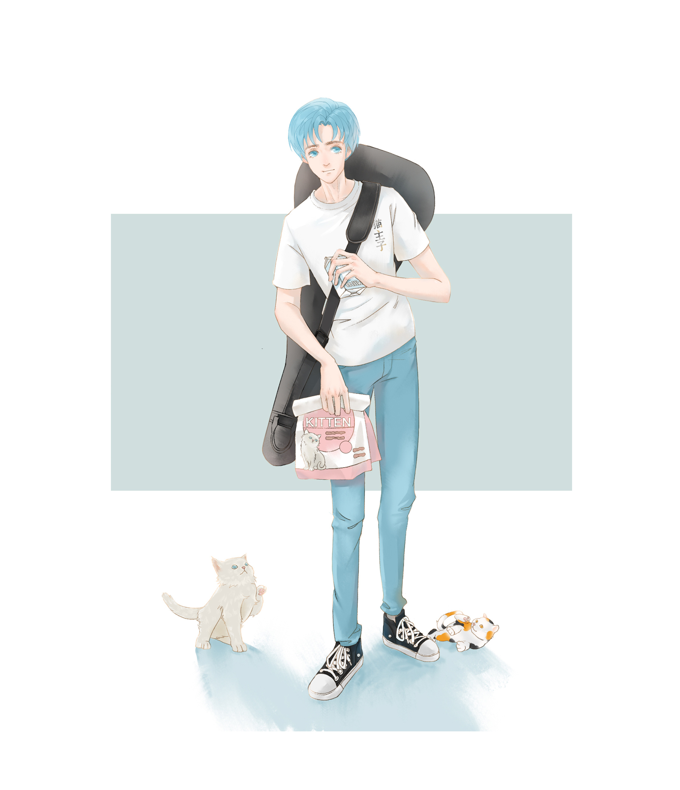 【吉他少年】系列插画