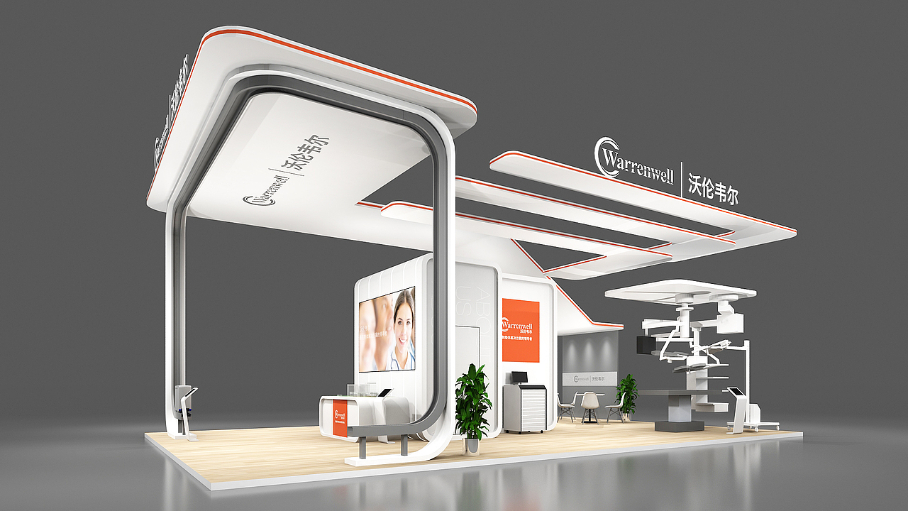 沃伦韦尔展台（图ZMTU3MDEwODgw） - 其他三维 - 站酷设计师SevenSH原创素材 - 站酷ZCOOL