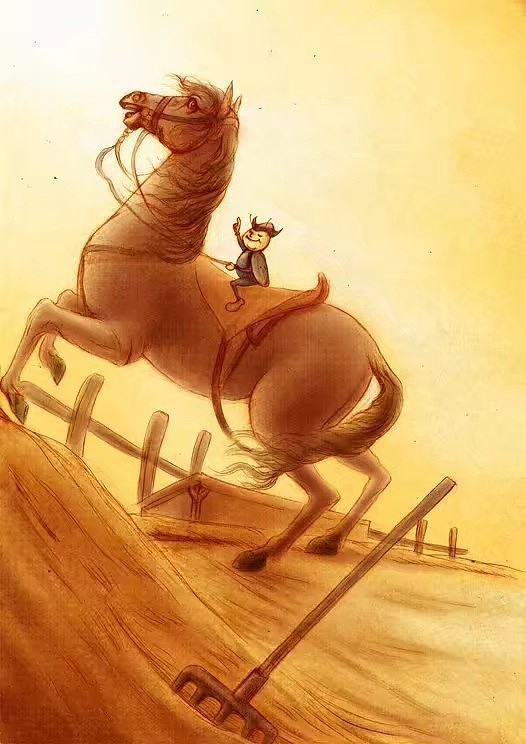 个人原创的故事插图