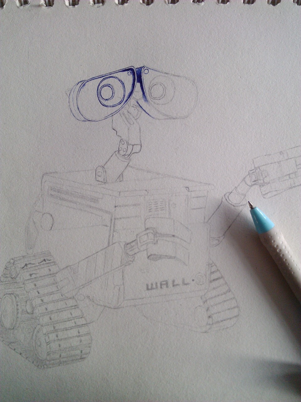 机器人总动员-瓦力-步骤图(圆珠笔)