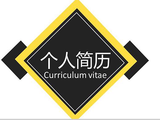 扁平化简约线条个人简历求职竞聘PPT模板