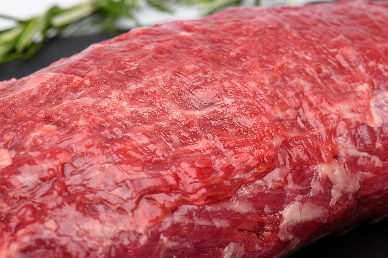 一波生鲜牛肉 白底照