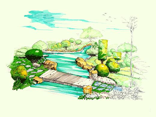 大学时期手绘作品