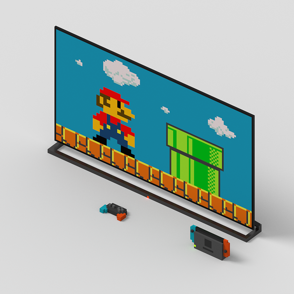 MagicaVoxel 数码篇（图ZMTE4ODM4ODg4） - 场景 - 站酷设计师图为设计原创素材 - 站酷ZCOOL