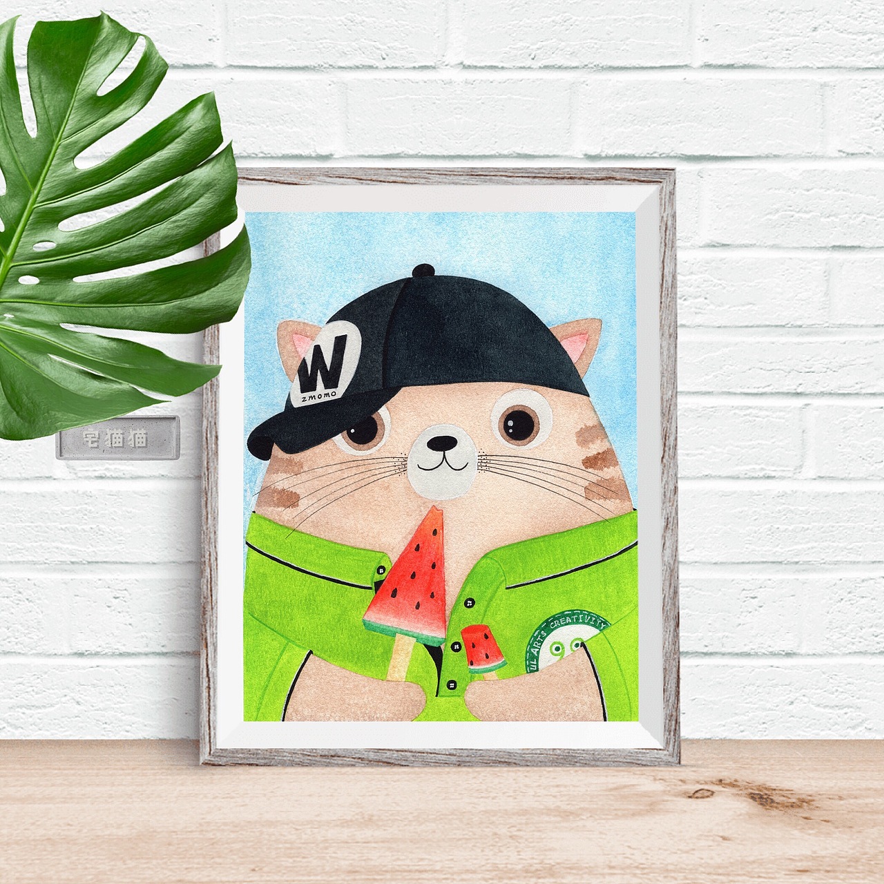 抱一抱小萌猫/吃瓜系列（图ZMTI4ODAxOTYw） - 艺术插画 - 站酷设计师Zmomo宅猫猫原创素材 - 站酷ZCOOL