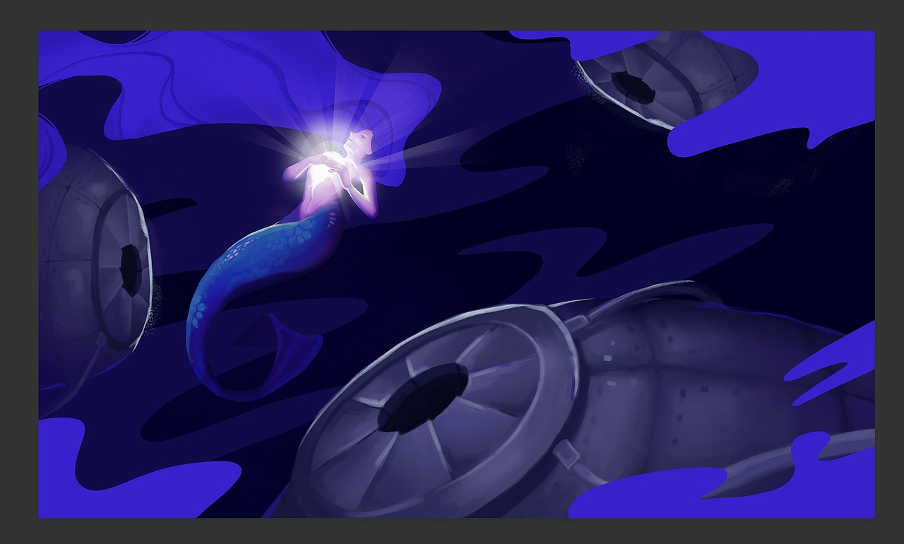 人鱼的爆发（图ZMTM0NTA5MjY0） - 创作习作 - 站酷设计师伍壹壹啊原创素材 - 站酷ZCOOL