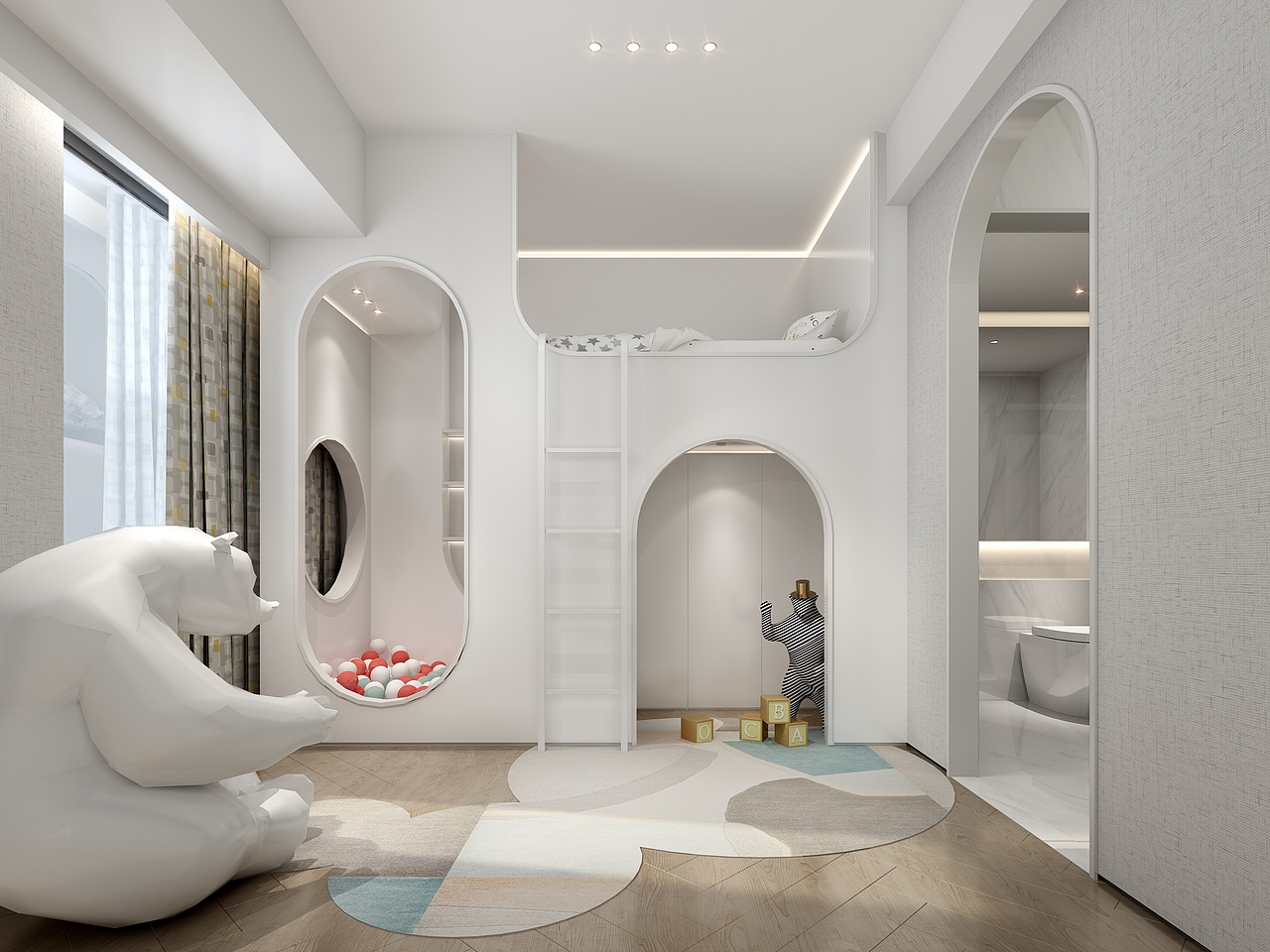 SD丨隆腾盛世13#102-2户型样板房设计（图ZMjc1ODMzNTcy） - 家装设计 - 站酷设计师SD张原创素材 - 站酷ZCOOL