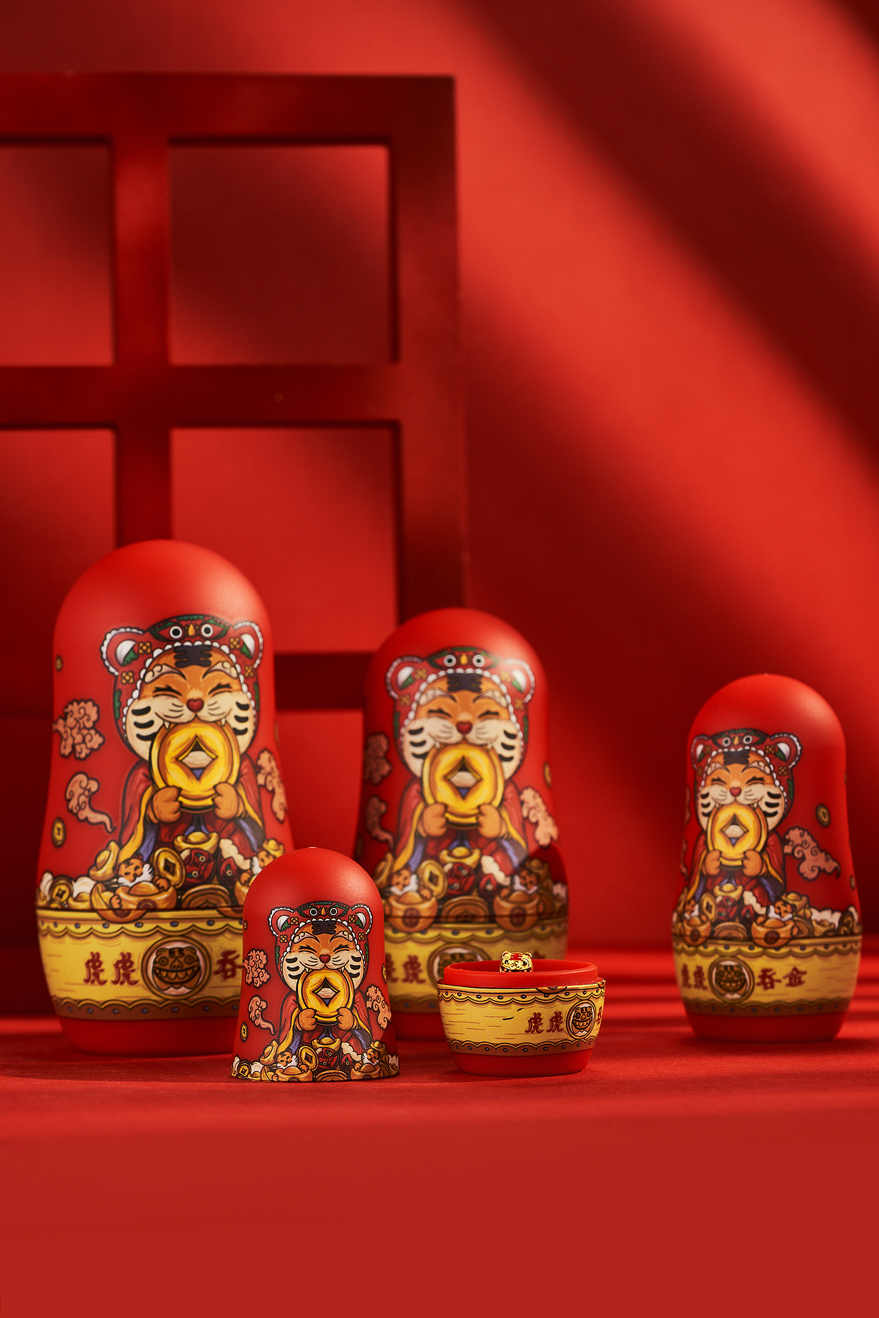 虎虎吞金——黄金转运珠手链