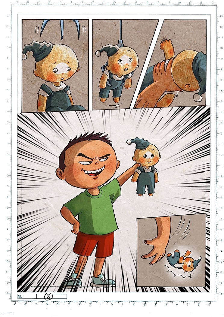 原创漫画《丑娃》（图ZMTQxMTAwNTYw） - 短篇/格漫 - 站酷设计师加油子原创素材 - 站酷ZCOOL