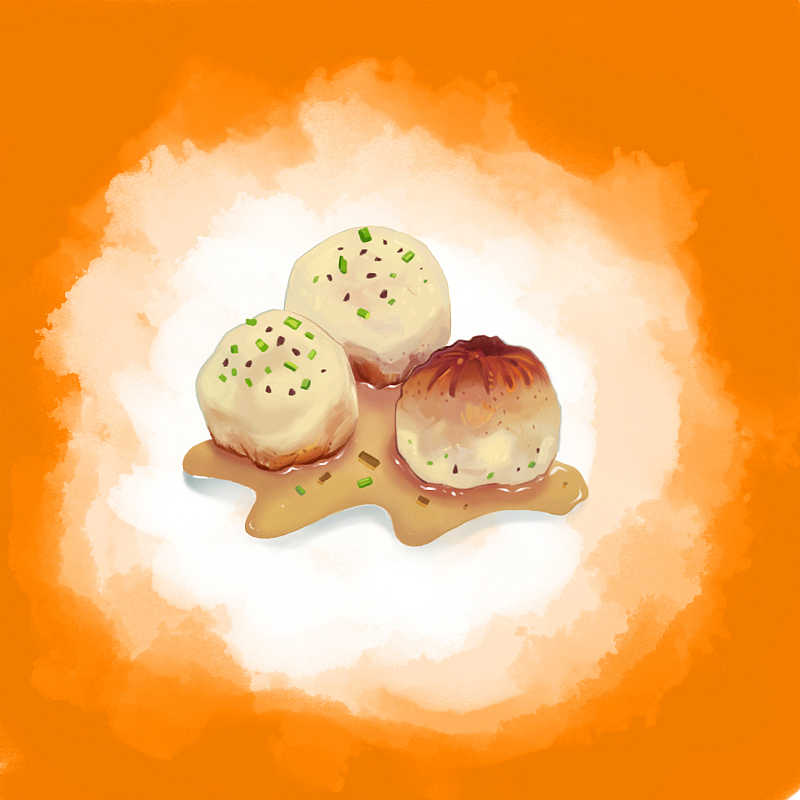 下午茶时间~一大波美食来袭，临摹的哦