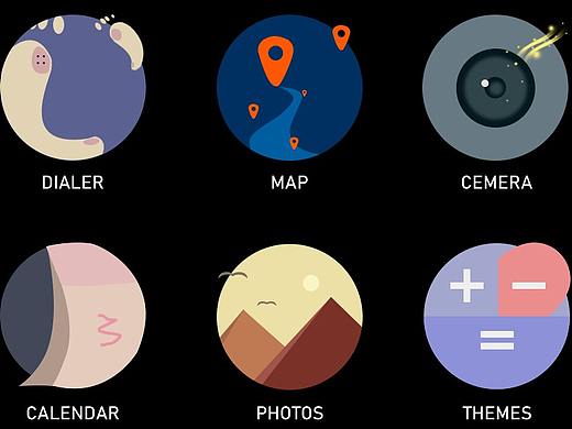 手机系统图标-插画风格（个人主页-ZNDA5NjA1NDA=） - 图标 - 站酷设计师九科原创素材 - 站酷ZCOOL