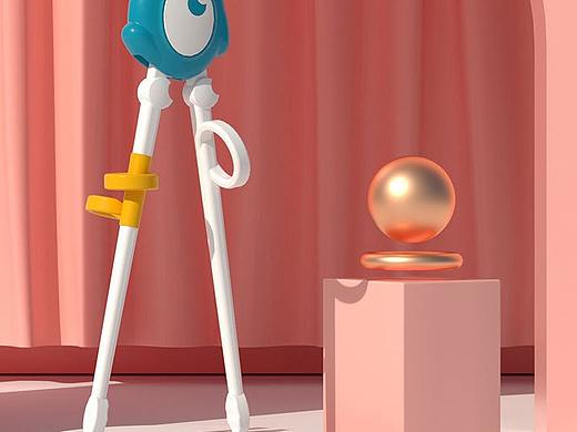 儿童学习筷详情（个人主页-ZNTU3ODE1MTI=） - 电商 - 站酷设计师设计小白AAA原创素材 - 站酷ZCOOL