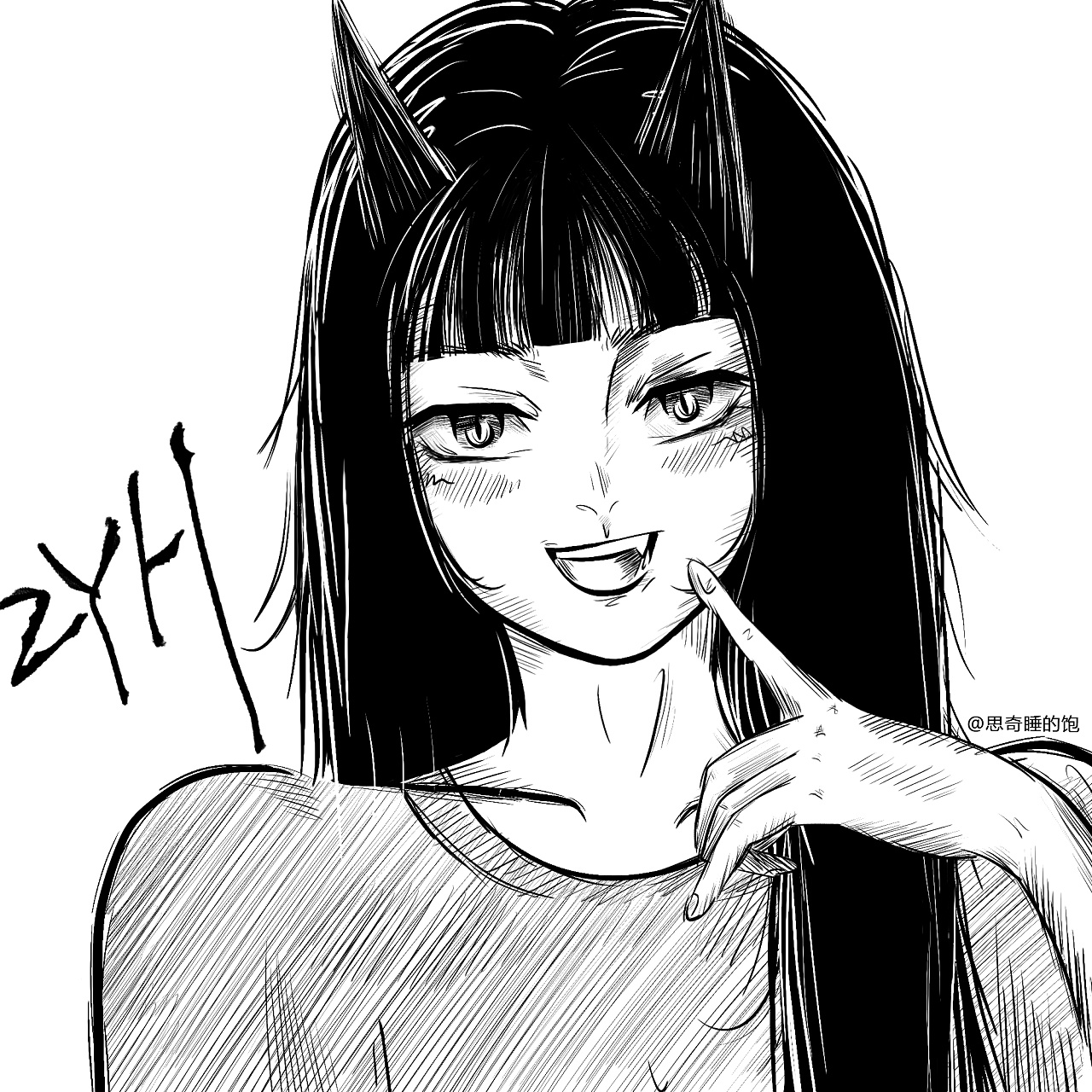 原创日漫风格手绘小练习