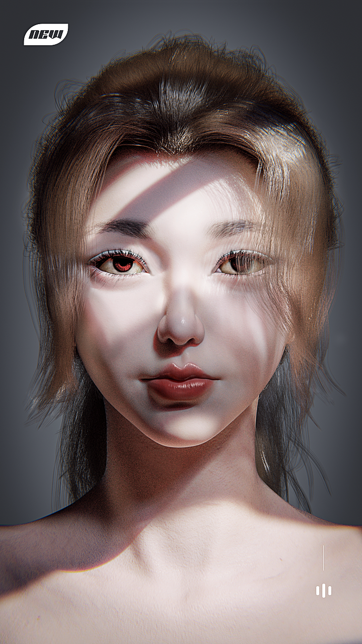 钓鱼模特 垂钓女孩  鱼竿渔具 ai虚拟 人物 3d角色设计