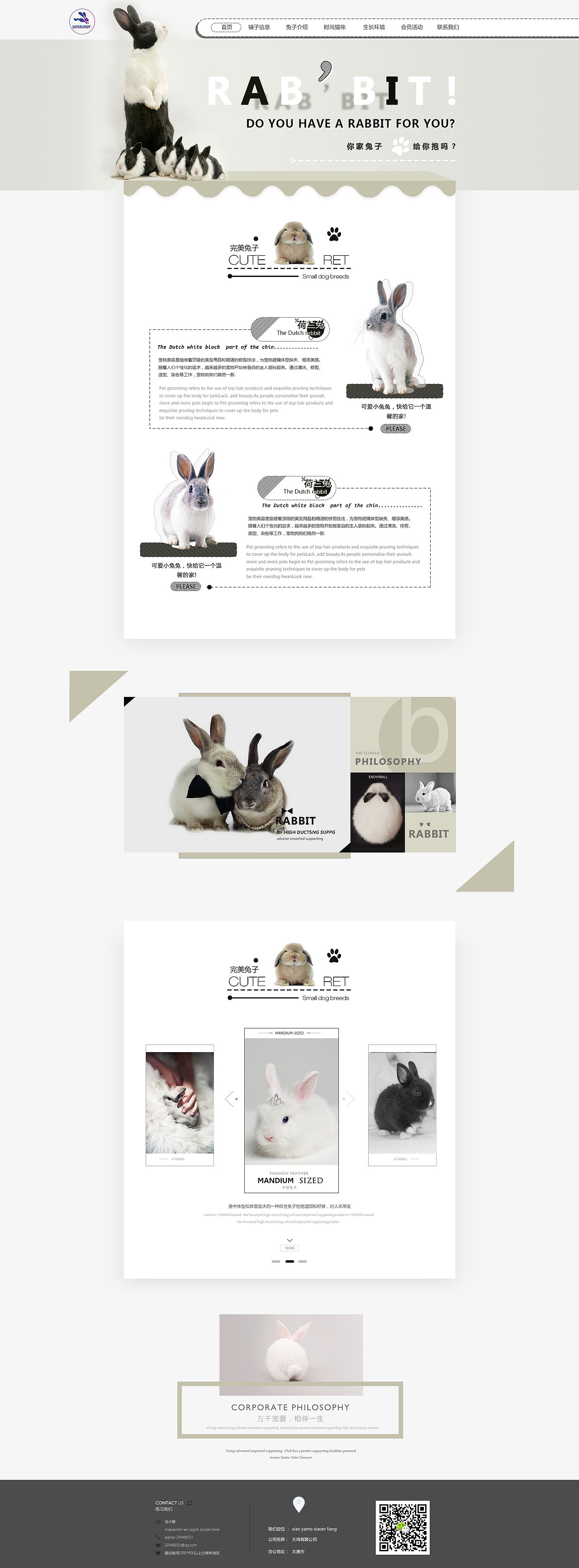 呆萌的兔子君（圖ZODM4MTY3MjA=） - 企業(yè)官網(wǎng) - 站酷設(shè)計師馬小敏原創(chuàng)素材 - 站酷ZCOOL