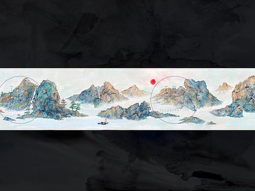 苍山春玉古风和纸胶带