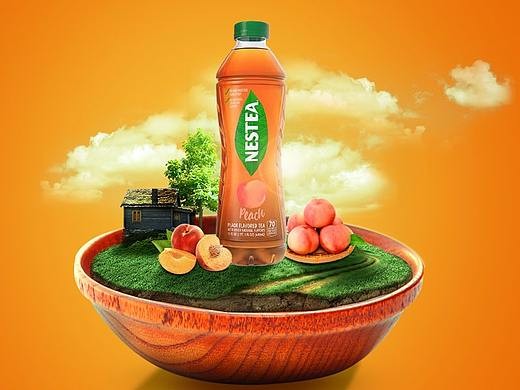 农夫果园海报合成