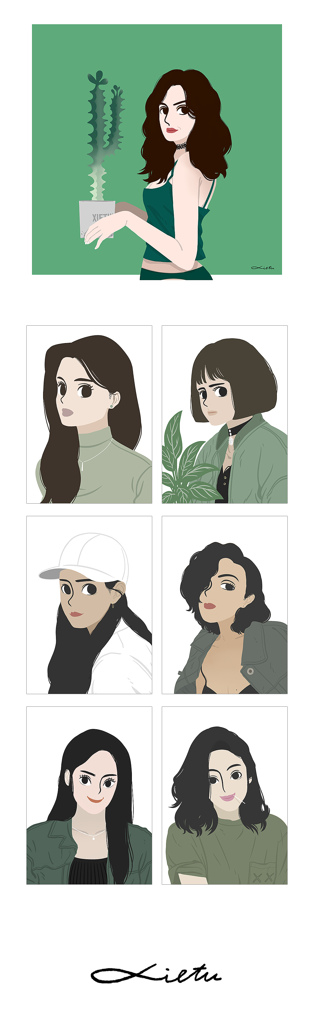 街头潮流人物插画（图ZMTIwMzc5MDg4） - 新锐潮流插画 - 站酷设计师谢凸原创素材 - 站酷ZCOOL