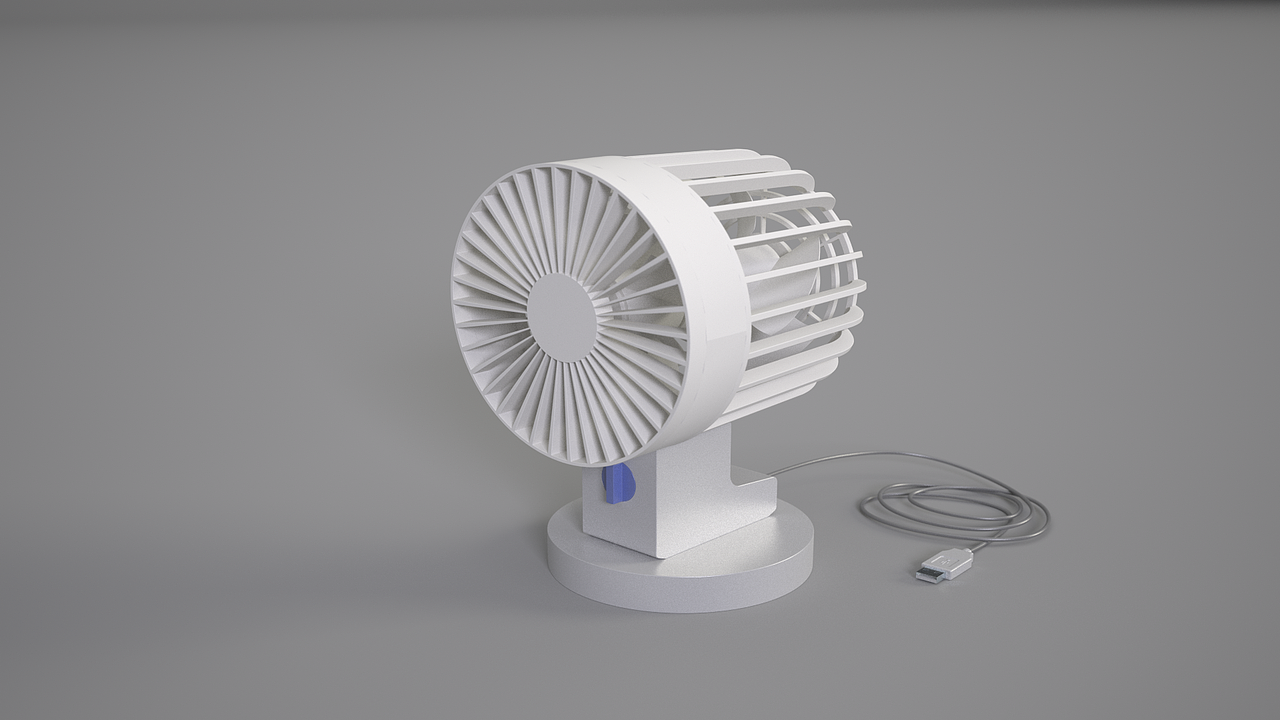 Maxwell渲染练习小风扇