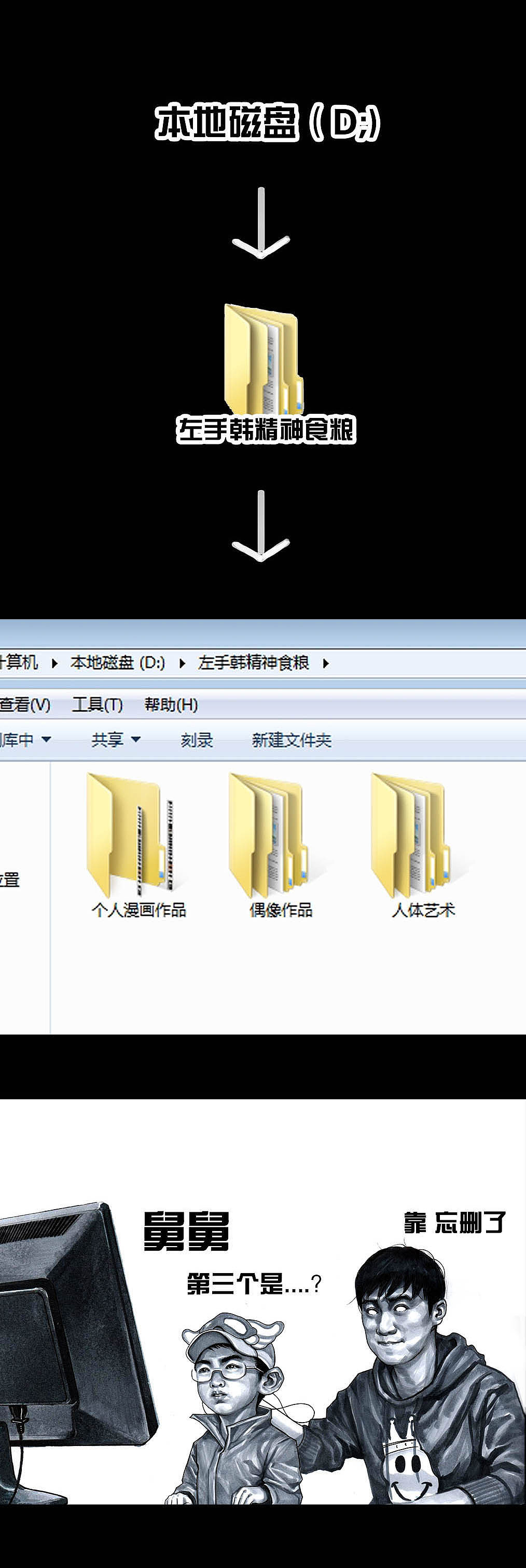 献给仍在努力奋斗的你（图ZMTQ0MDQ5NDU2） - 中/长篇漫画 - 站酷设计师左手韩原创素材 - 站酷ZCOOL