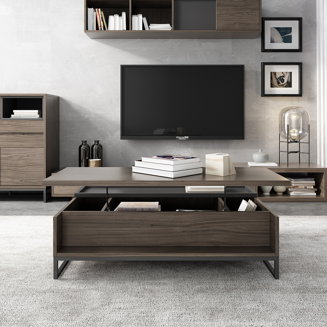 现代简约板式家具设计