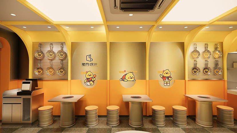 随形原创出品-芝烧（图ZMzI5NjkyMjQw） - 商业空间设计 - 站酷设计师随形空间设计原创素材 - 站酷ZCOOL