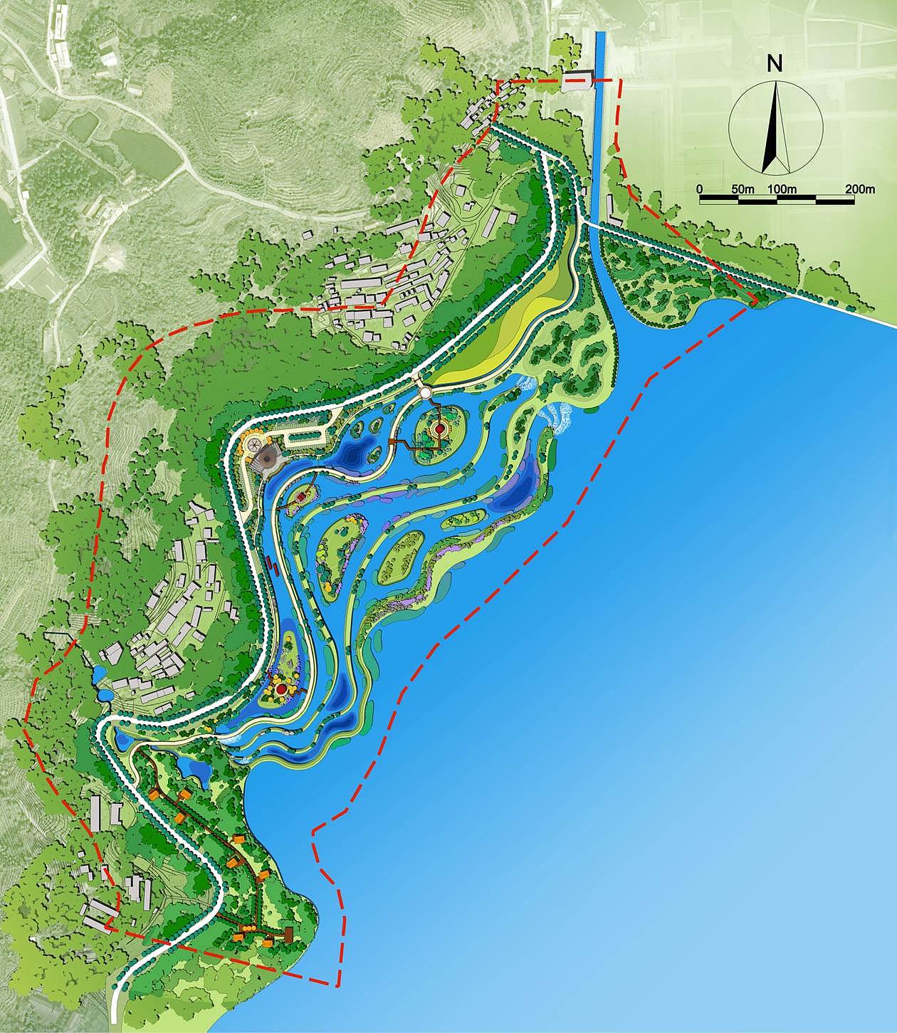 东江湖湿地景观概念规划