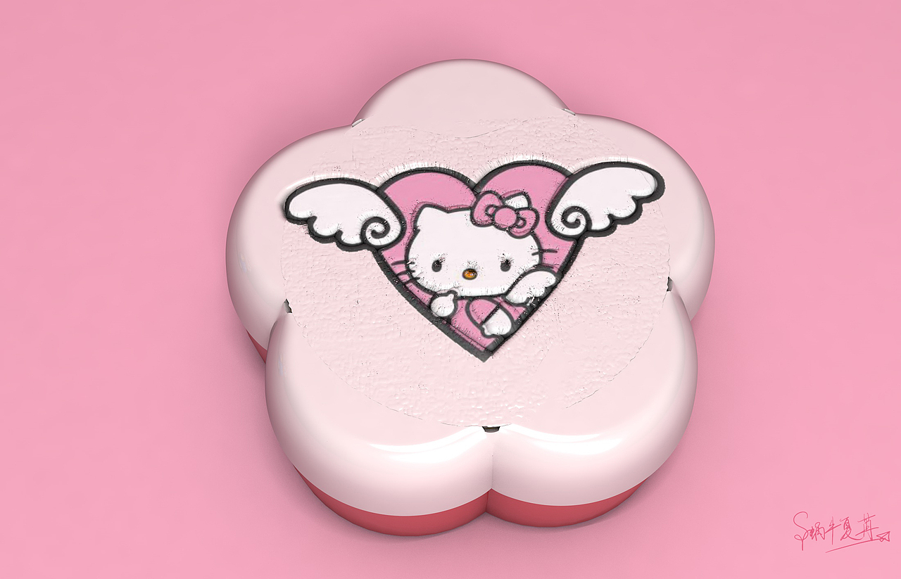 【X-半岛星球】X-Kitty糖果盒(C4D系列练习-13)