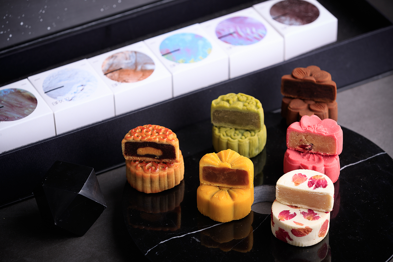 月饼包装-大理石