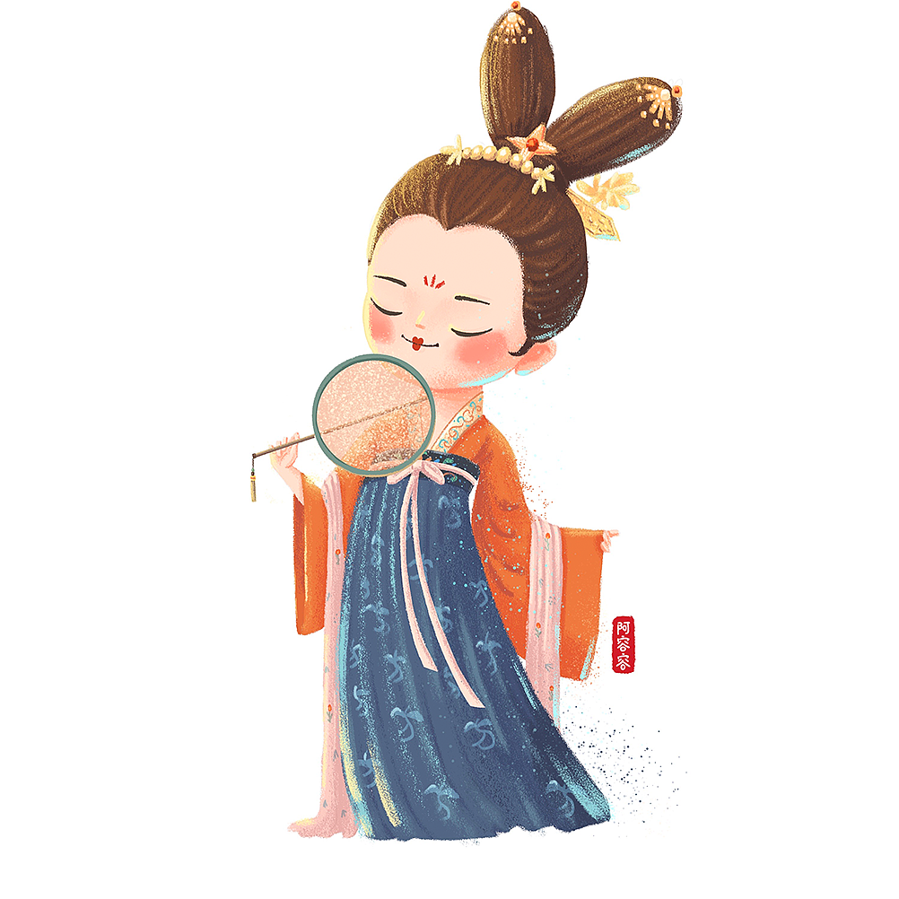 一组国风小人物（14p）（图ZMjU1NDc1OTcy） - 创作习作 - 站酷设计师阿容容原创素材 - 站酷ZCOOL
