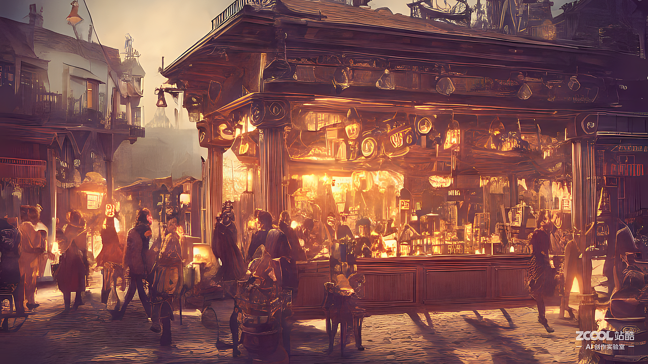 #AI创作实验室#庙会（图ZMzIxMDEwNjc2） - AI作品 - 站酷设计师一只瓢虫原创素材 - 站酷ZCOOL