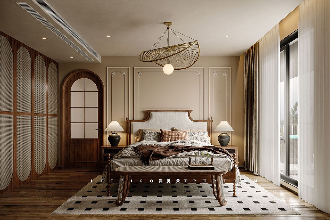 复古焦糖棕，流金岁月的基调，旧时光的悠然（图ZMzM2NTUyOTE2） - 家装设计 - 站酷设计师DesignerZtt186原创素材 - 站酷ZCOOL