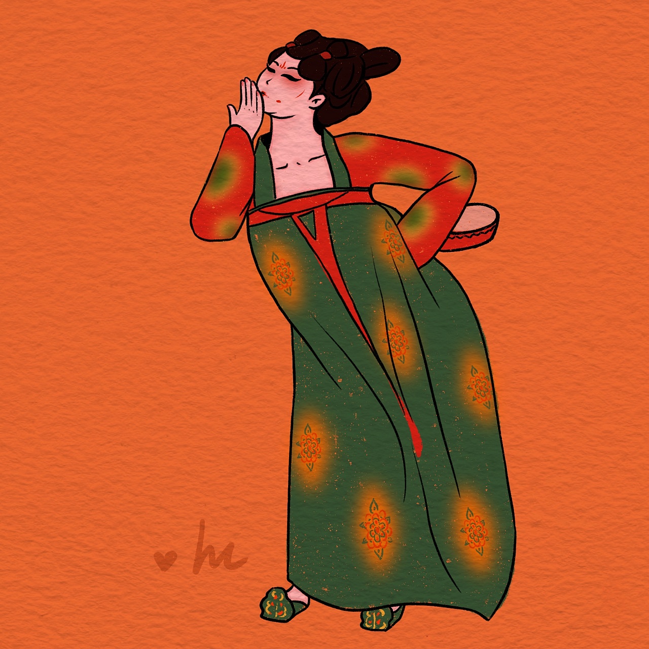 唐宫夜宴舞蹈中的小姐姐们