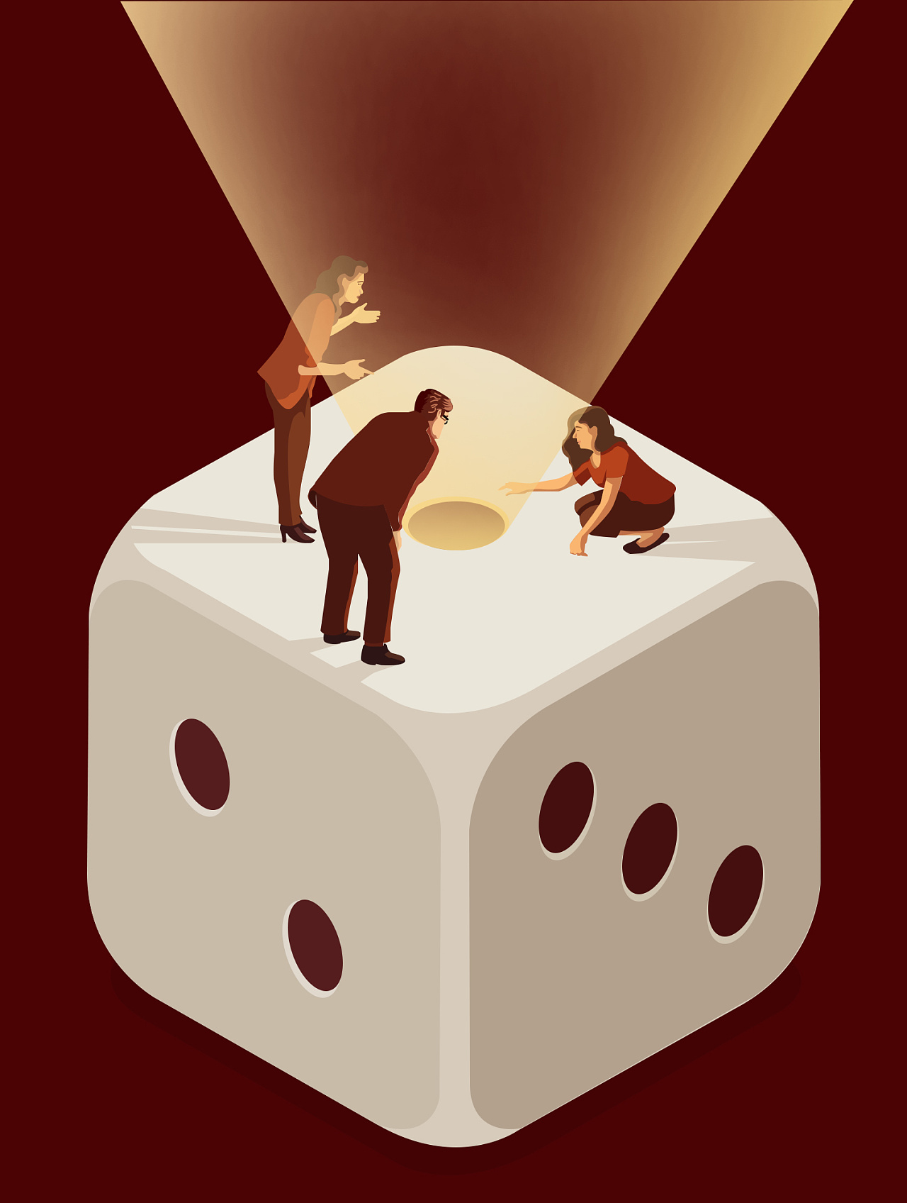 骰子 临摹|插画|商业插画|艾格橘子 - 原创作品 - 站酷 (zcool)