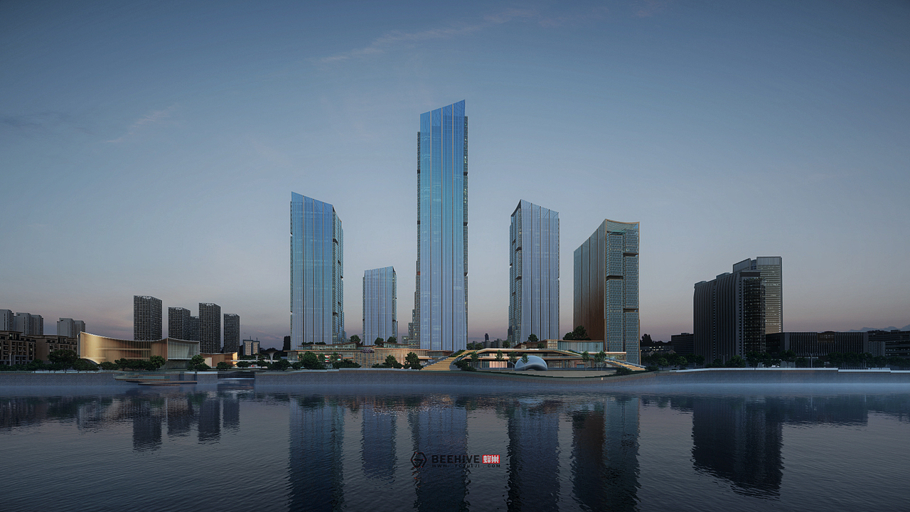 | -Aedas City- | 极速Lumion动画（图ZMjU4NjIzMjAw） - 建筑/空间 - 站酷设计师BEEHIVE_唐原创素材 - 站酷ZCOOL