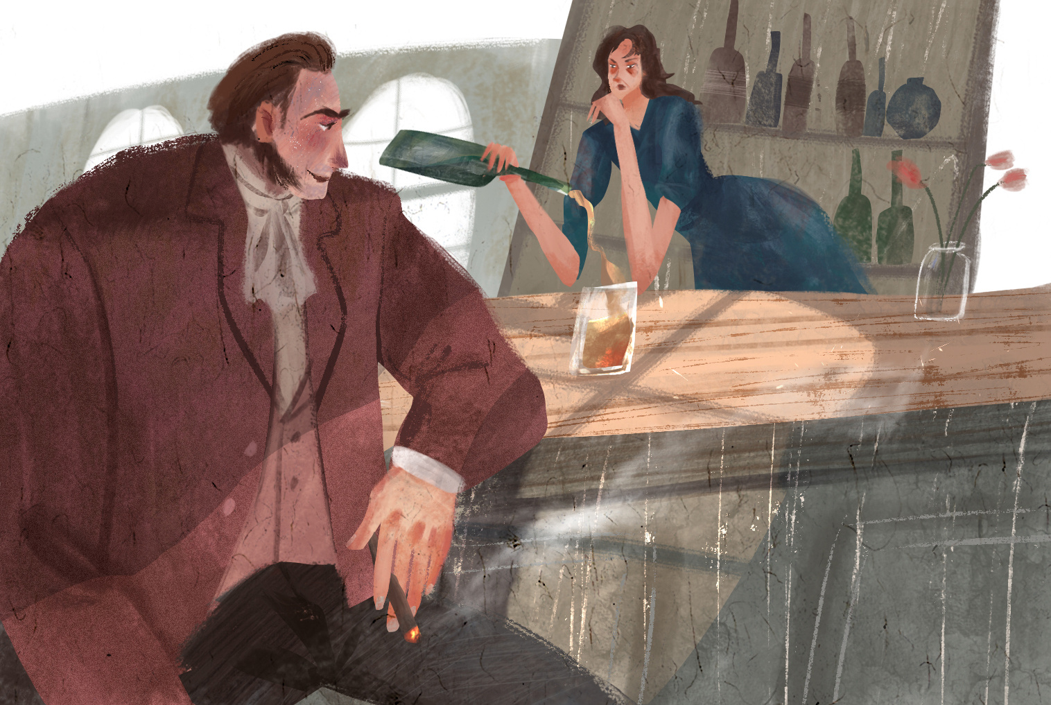 百词斩《双城记》配图