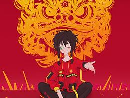 《醒狮舞龙贺新春》