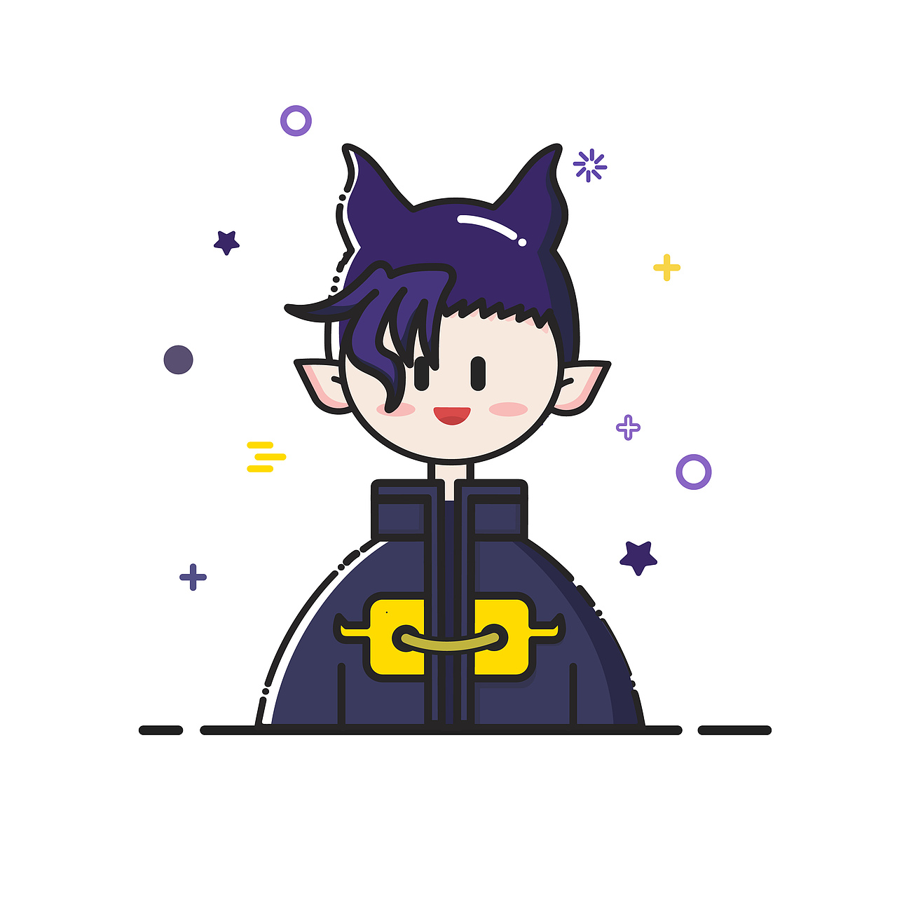 mbe风格动漫人物练习