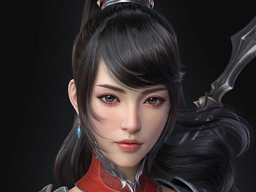 美型角色《女武神》