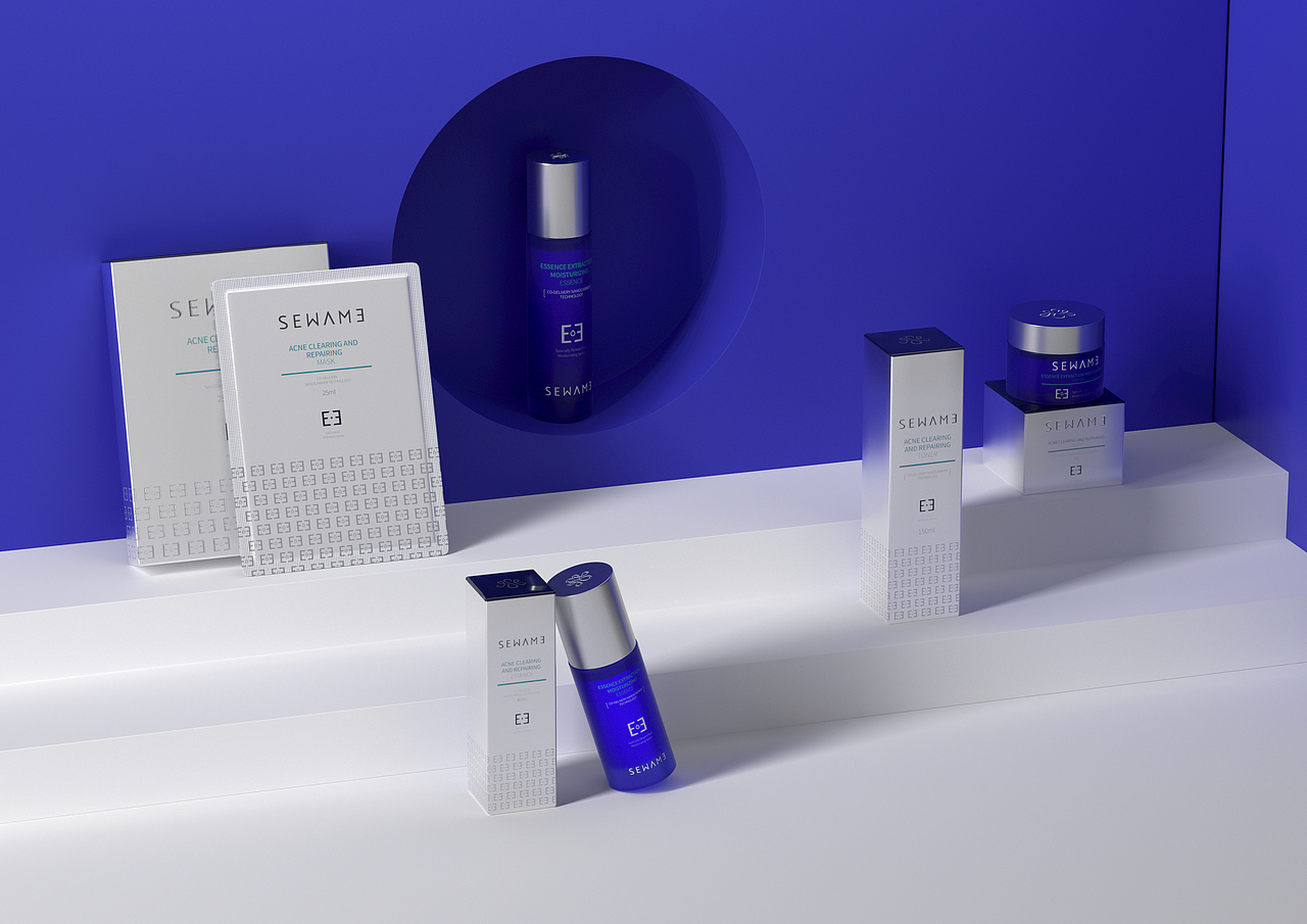 美妆产品建模渲染