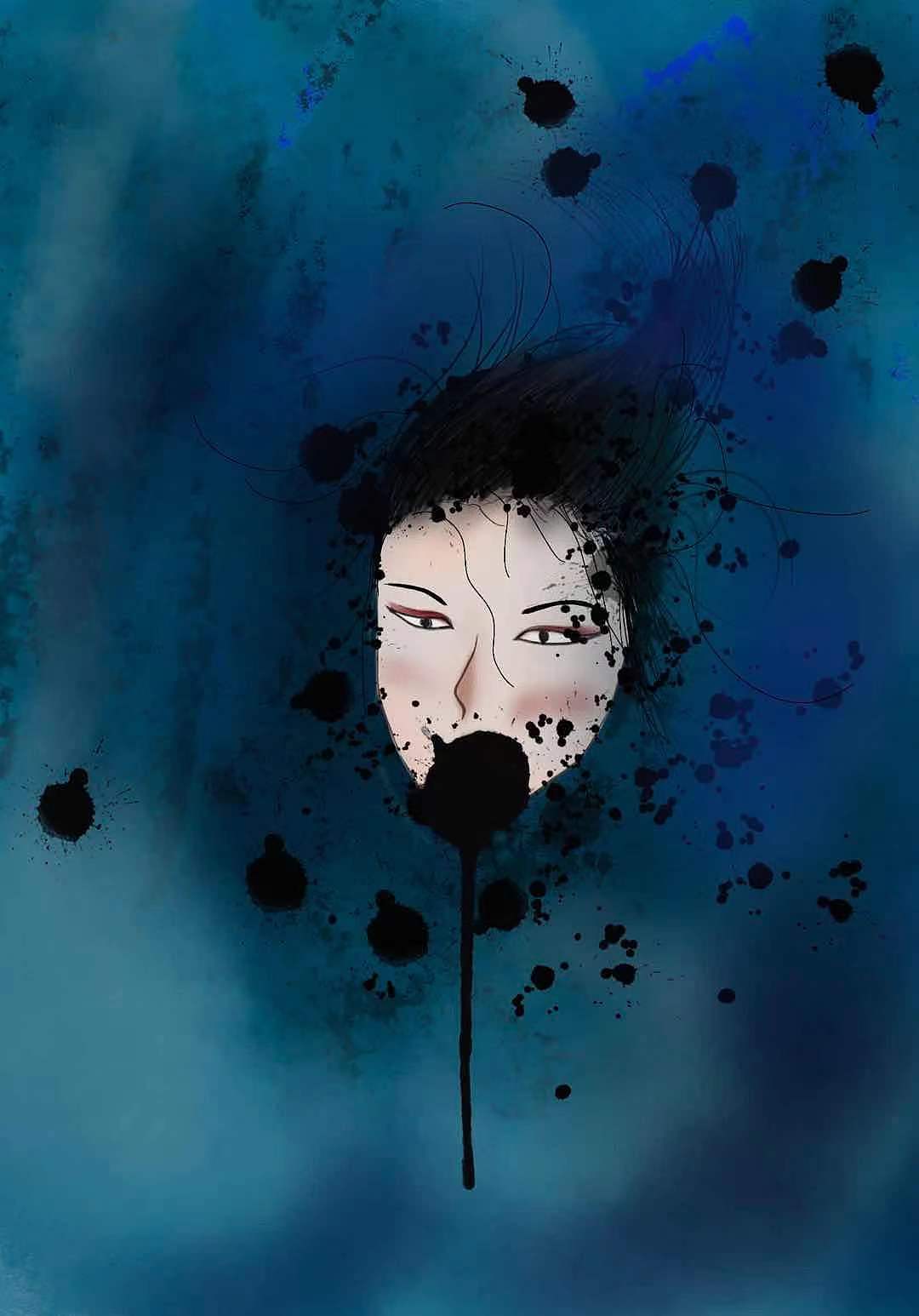 水生—诡异人头系列|纯艺术|绘画|z91770973 - 原创作品 - 站酷 (zcoo