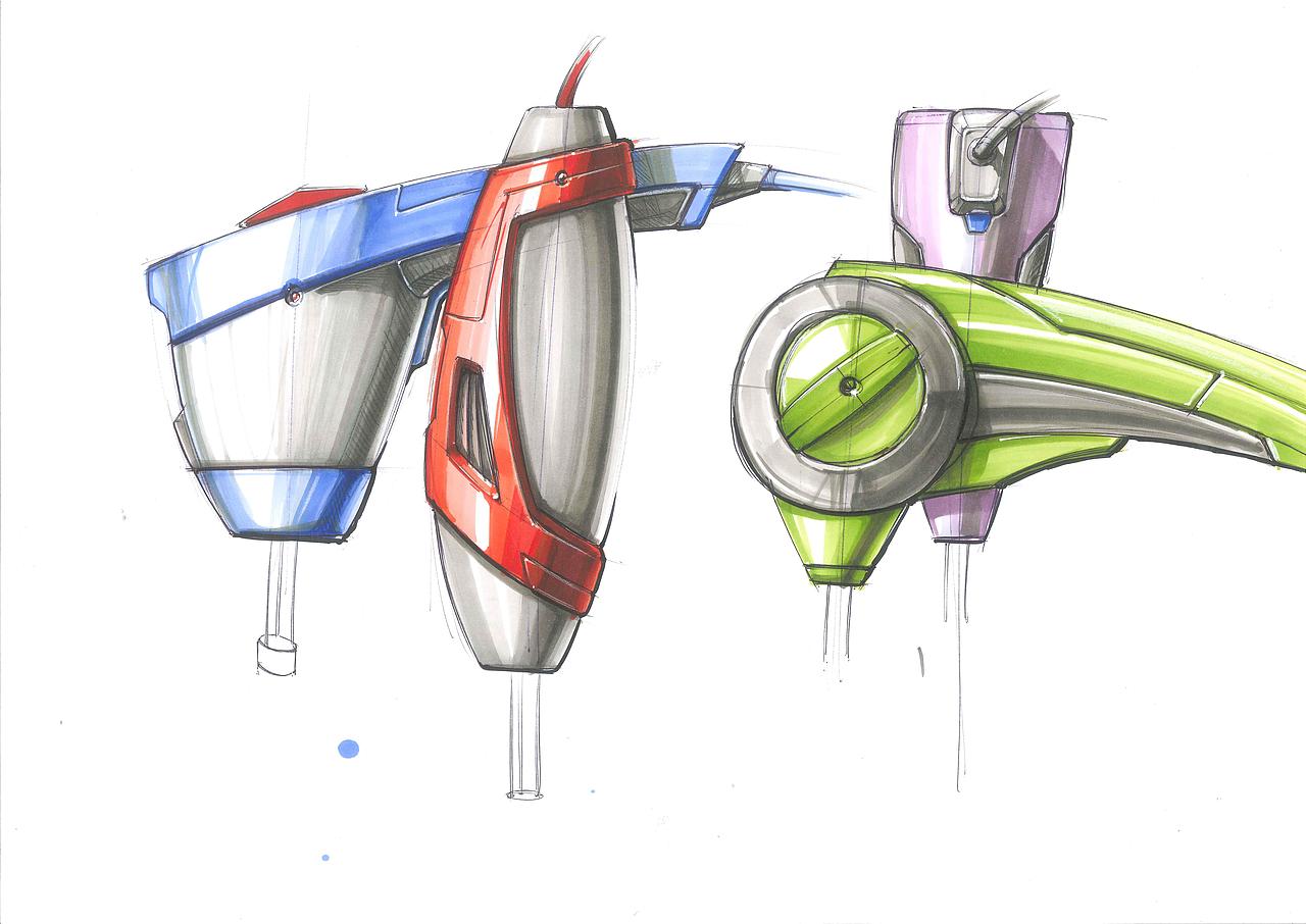 工业设计手绘之电子工具(这篇图多)