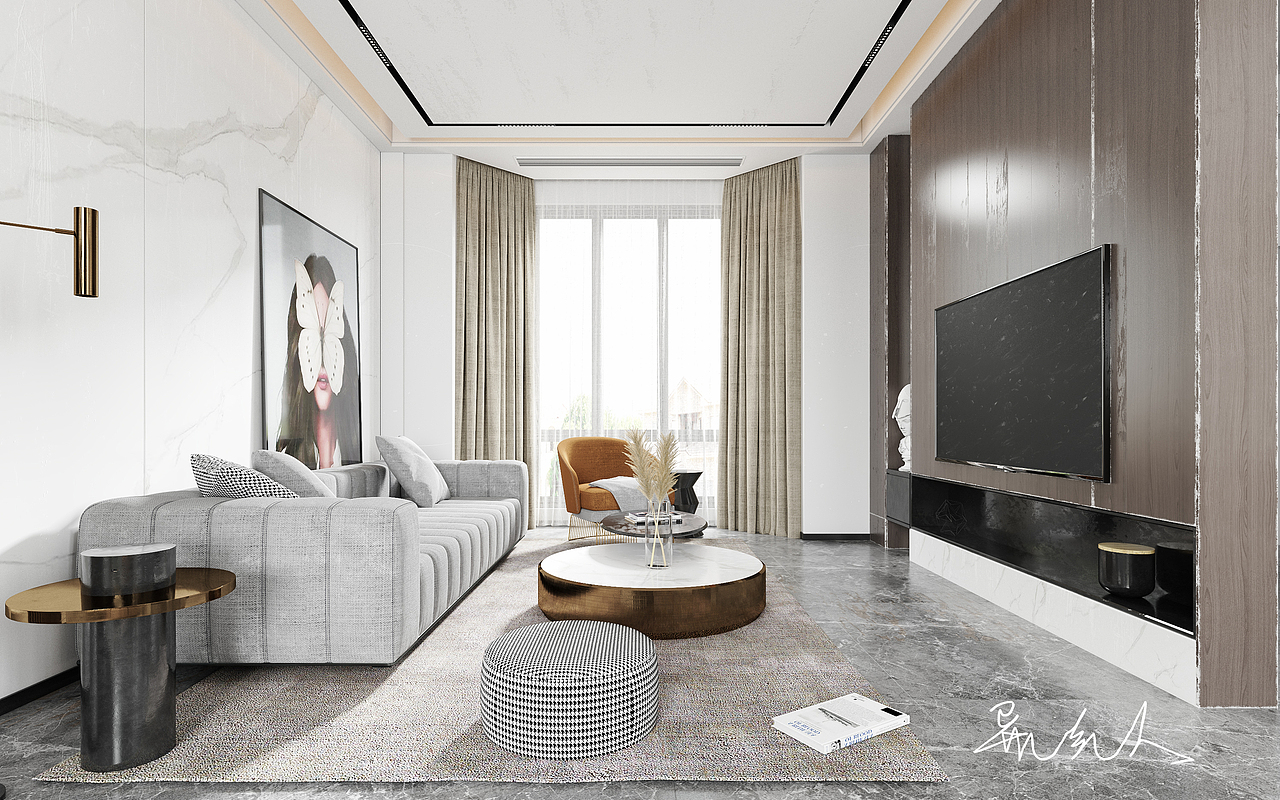 日常搬砖 现代客厅~