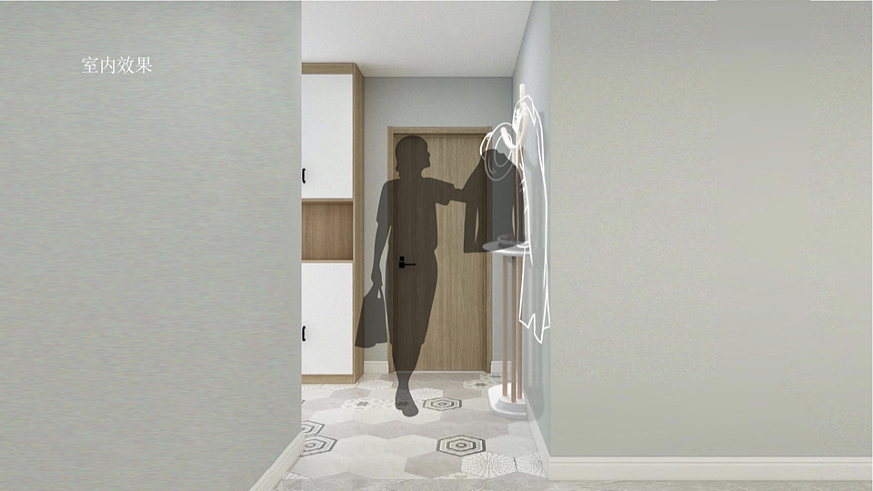 暖光——智能化多功能行衣架（图ZMjMzODc5Njky） - 人机交互 - 站酷设计师变熟中巧克力树原创素材 - 站酷ZCOOL