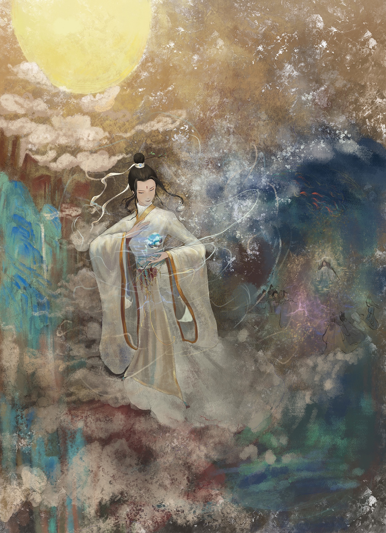 施法的仙人（图ZMzE3NjQ4OTM2） - 创作习作 - 站酷设计师懒猫bu蓝原创素材 - 站酷ZCOOL