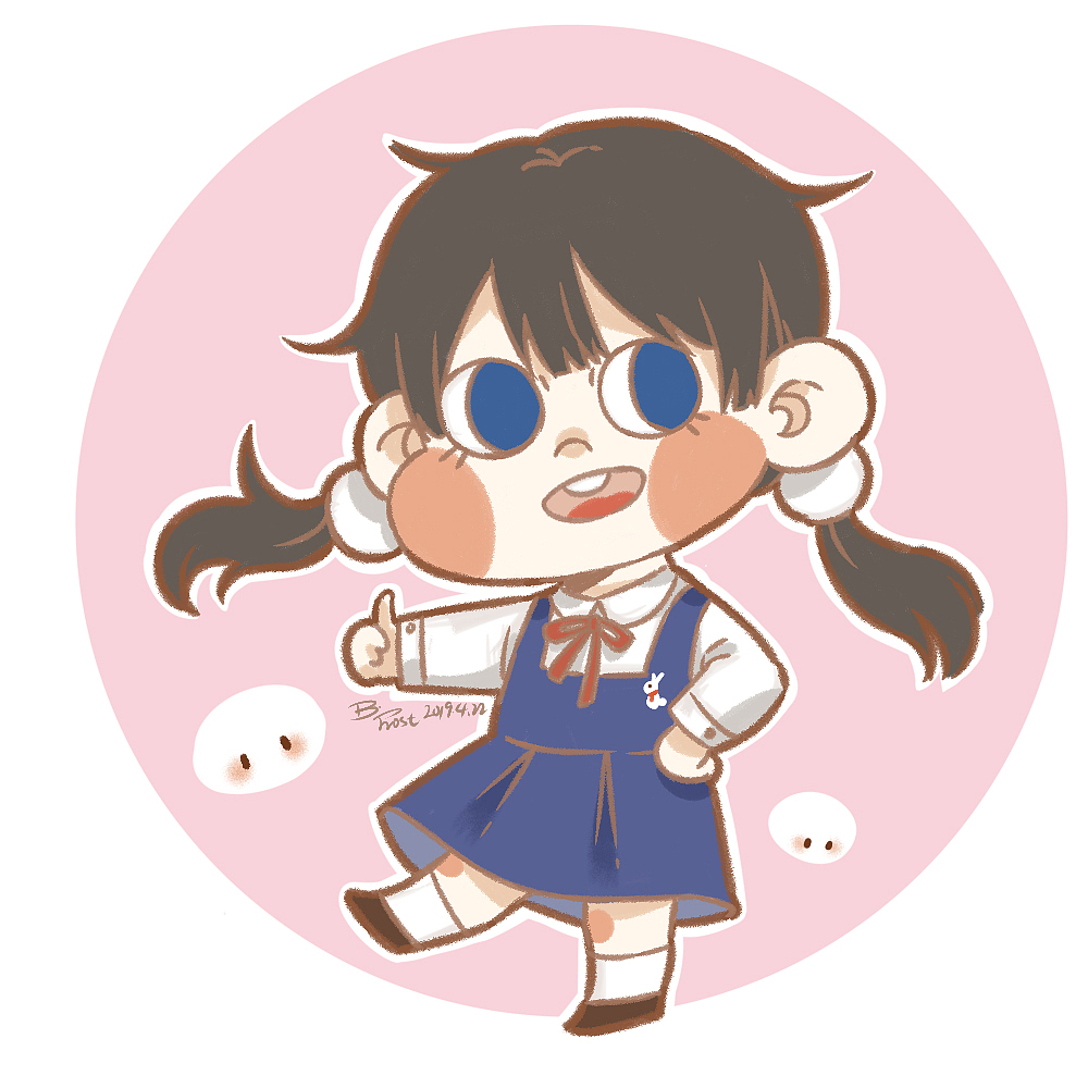 一组圆圆眼头像