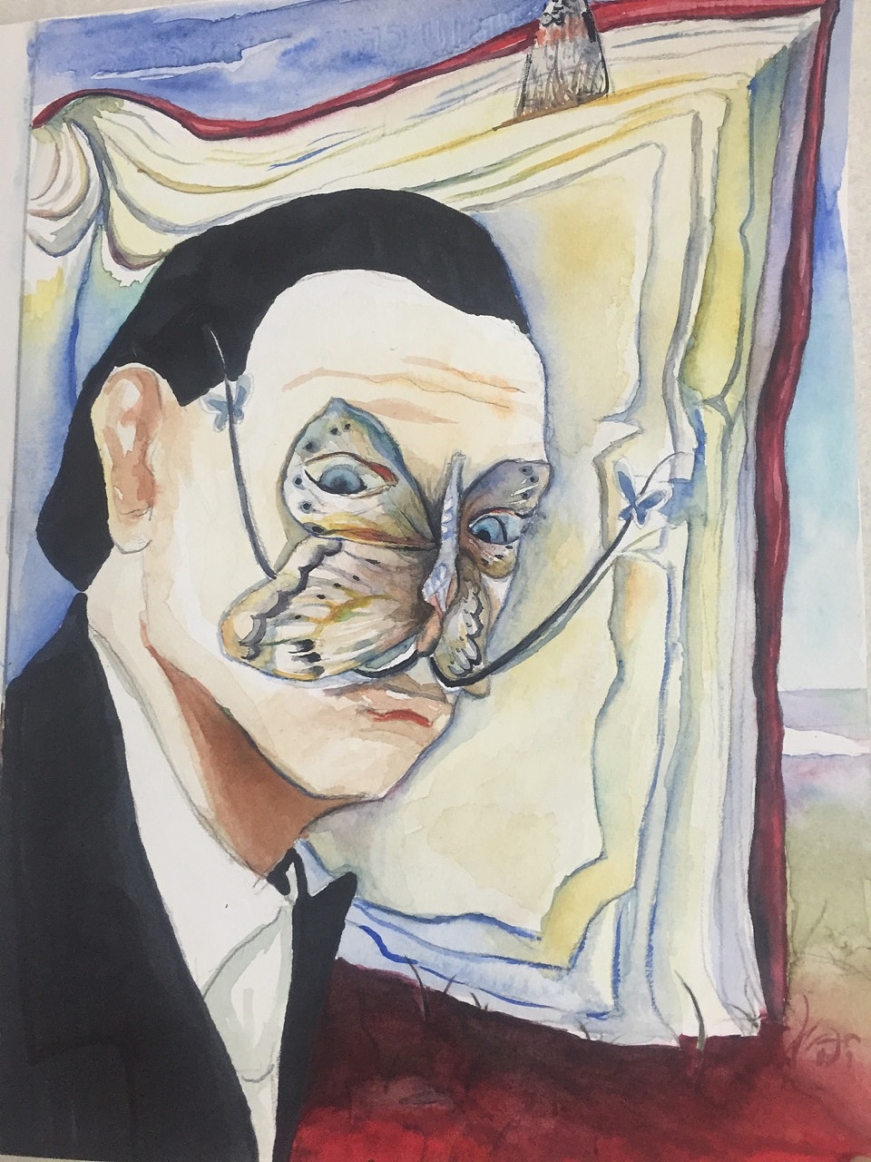 喜欢达利,画个自己版本的北京/插画师/2年前/198浏览莲蓬少女zt