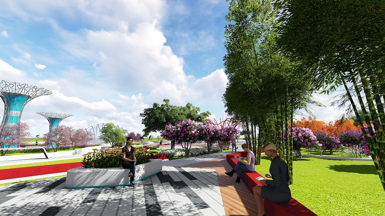 滨水公园景观设计lu